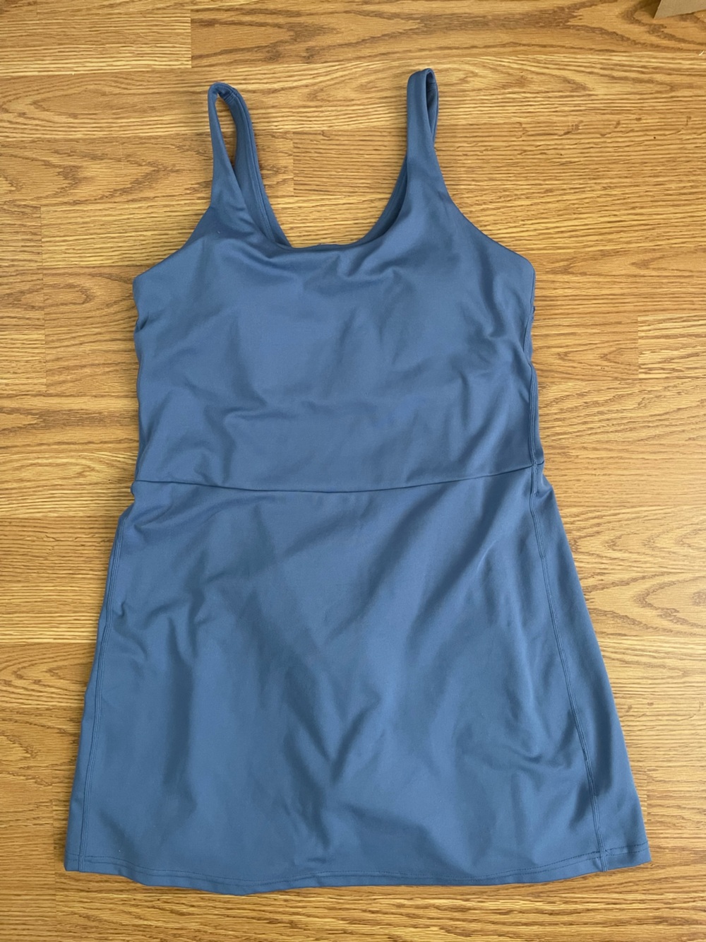 Blue Sleeveless Active Dress with shorts Tennis Pickleball